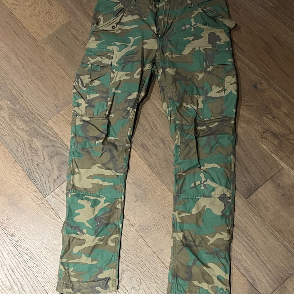 Polo by Ralph Lauren Green Camouflage Cargo Pants